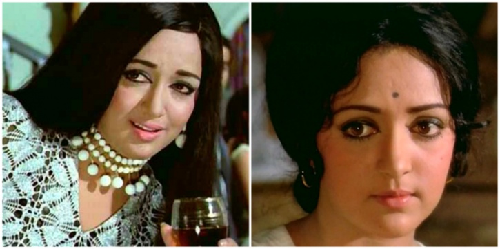 Hema Malini as Geeta from Seeta aur Geeta. Richa Chadha,Richa Chadha Birthday,Richa Chadha Birthday special,Bholi Punjaban
