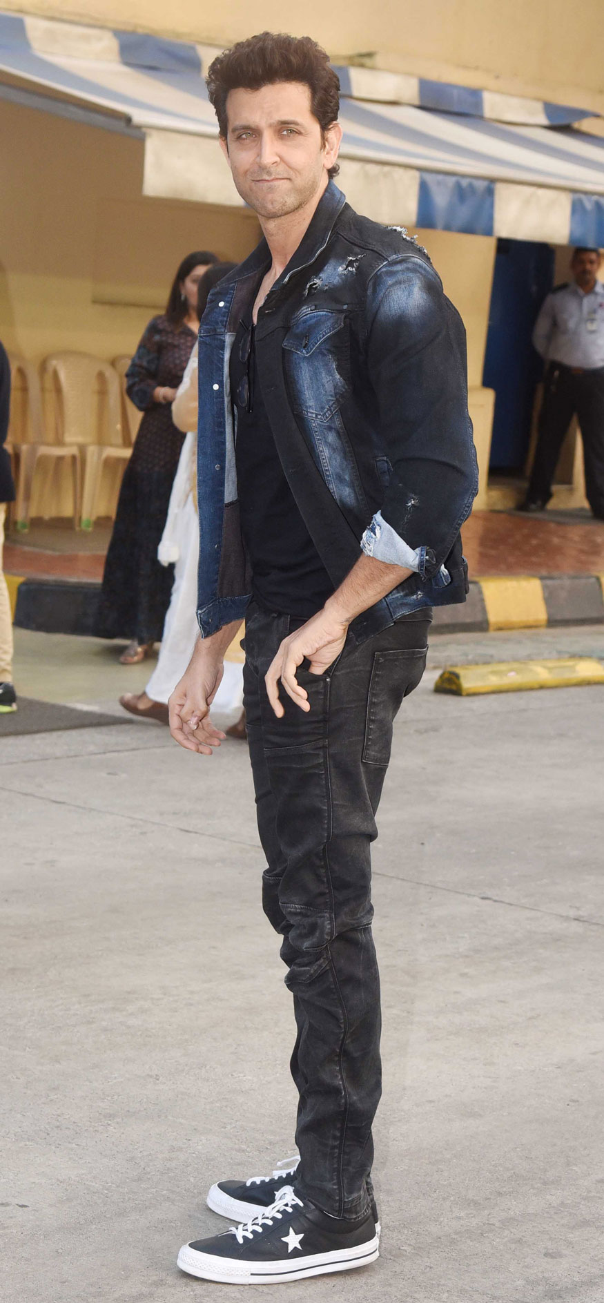 Hrithik Roshan at Dhirubhai Ambani International school at Bandra Kurla Complex in Mumbai. Hrithik Roshan,actor Hrithik Roshan,Hrehaan and Hridhaan,Hrehaan and Hridhaan Roshan,Sussanne Khan,Hrithik Roshan with Sussanne Khan