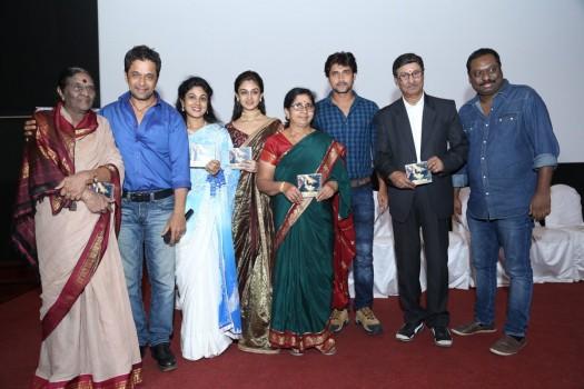 Prema Baraha audio launch event held in Bangalore. Celebs like Chandan Kumar, Aishwarya Arjun, Arjun Sarja, Sadhu Kokila graced the event.