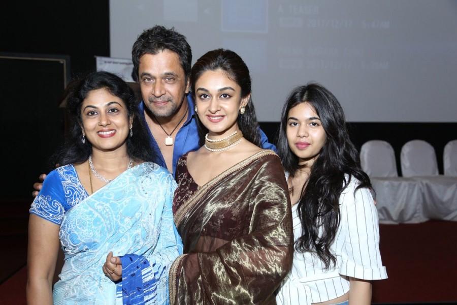 Aishwarya Arjun, Arjun Sarja at Prema Baraha audio launch. Chandan Kumar,Aishwarya Arjun,Arjun Sarja,Prema Baraha audio launch,Prema Baraha music launch,Prema Baraha audio launch pics,Prema Baraha audio launch images,Prema Baraha audio launch stills,Prema Baraha audio launch pictures,Sadhu Kokila,Rangayana Raghu