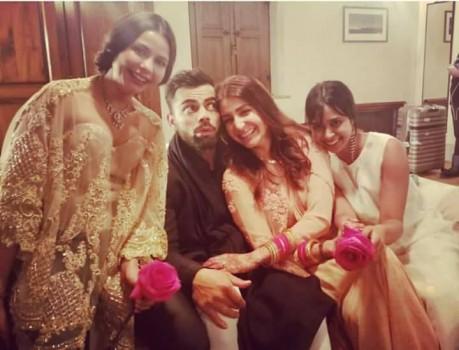 Virat Kohli has wife Anushka Sharma gushing with joy in latest pictures.