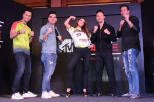 Jacqueline Fernandez,Tiger Shroff,Salim Merchant and Sulaiman Merchant,Super Fight League Season 2 launch,Super Fight League Season 2,Super Fight League