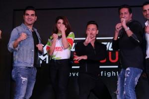 Jacqueline Fernandez,Tiger Shroff,Salim Merchant and Sulaiman Merchant,Super Fight League Season 2 launch,Super Fight League Season 2,Super Fight League