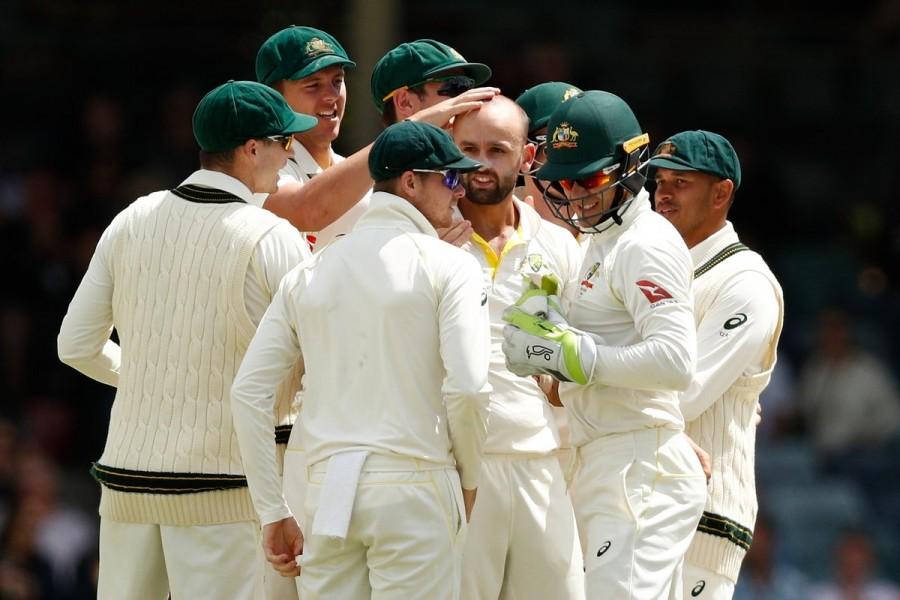 Josh Hazlewood removed Bairstow in his first ball of the day with one that kept low and uprooted the stumps, and then later accounted for Malan and Craig Overton, which took his wicket count to five, while Nathan Lyon snared a defensive Moeen Ali leg before wicket for 11 off 66 deliveries. Pat Cummins was relentless with his raw pace, bouncing out the English tail as he got Chris Woakes and Stuart Broad nicking behind to the wicket-keeper, wrapping up the match just before tea. Ashes 2017,Australia defeat England in third Test,Australia defeat England,Australia beats England,Australia trash England