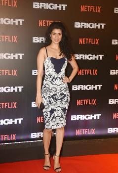 Tina Desai poses for a photo at the special screening of 'Bright' in Mumbai.