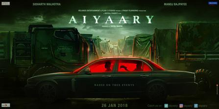 Aiyaary: Aiyaary is an upcoming Indian thriller crime drama film based on a real life incident directed by Neeraj Pandey. It will star 1st time in Bollywood.where all three Khan's will be seen sharing screen in the movie which is a dream. From this sneak peek, it looks like the film is based on the armed forces. Releasing on 26th January the film stars Sidharth Malhotra and Manoj Bajpayee in the lead roles. Race 3,Raid,October,Bollywood movies in 2018,upcoming Bollywood movies,Salman Khan