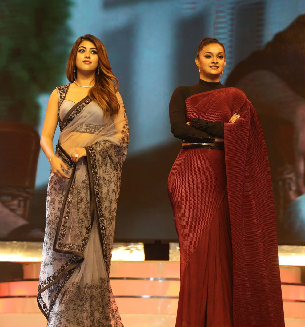 Anu Emmanuel, Keerthy Suresh at Agnyathavaasi music launch. Pawan Kalyan,Keerthy Suresh,Anu Emmanuel,Trivikram Srinivas,Agnyathavaasi music launch,Agnyathavaasi music,Agnyathavaasi audio,Agnyathavaasi music launch pics,Agnyathavaasi music launch images,Agnyathavaasi music launch stills