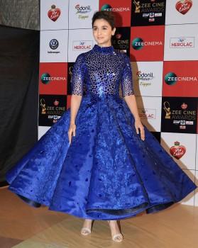 Alia Bhatt attends Zee Cine Awards 2018 held at MMRDA Grounds in Mumbai on December 19, 2017.