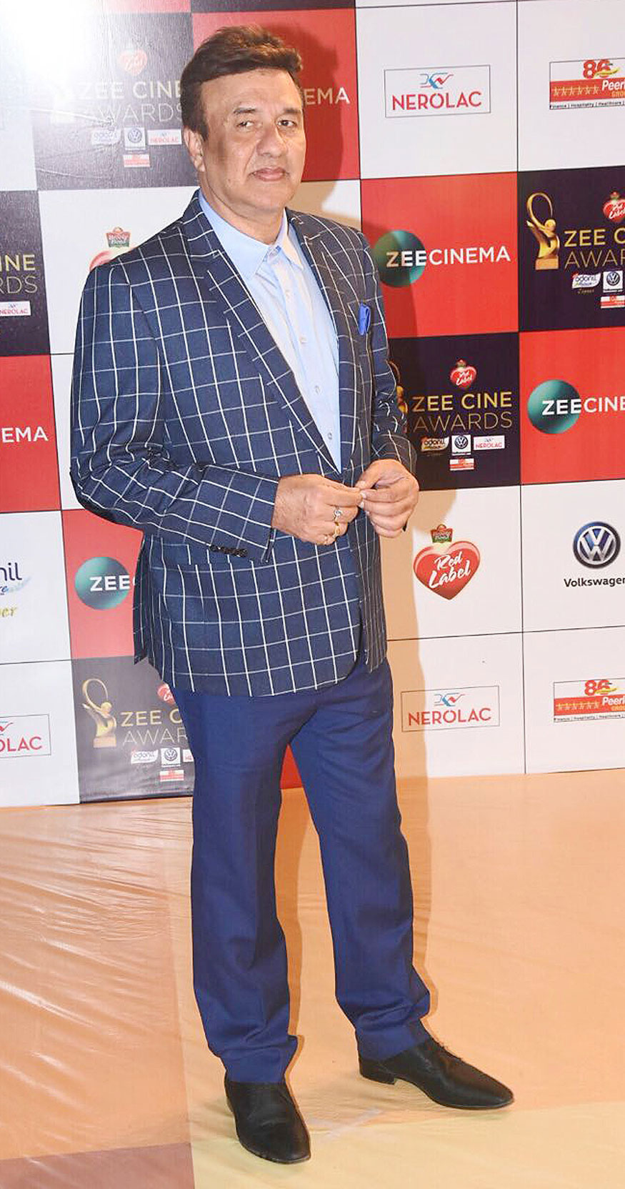 Anu Malik attends Zee Cine Awards 2018 held at MMRDA Grounds in Mumbai on December 19, 2017. Rajkummar Rao,Sonali Kulkarni,Urvashi Rautela,Anu Malik,Zee Cine Awards 2018