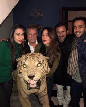 Bollywood actress Kareena Kapoor celebrates baby Taimur Ali Khan's birthday with her family.