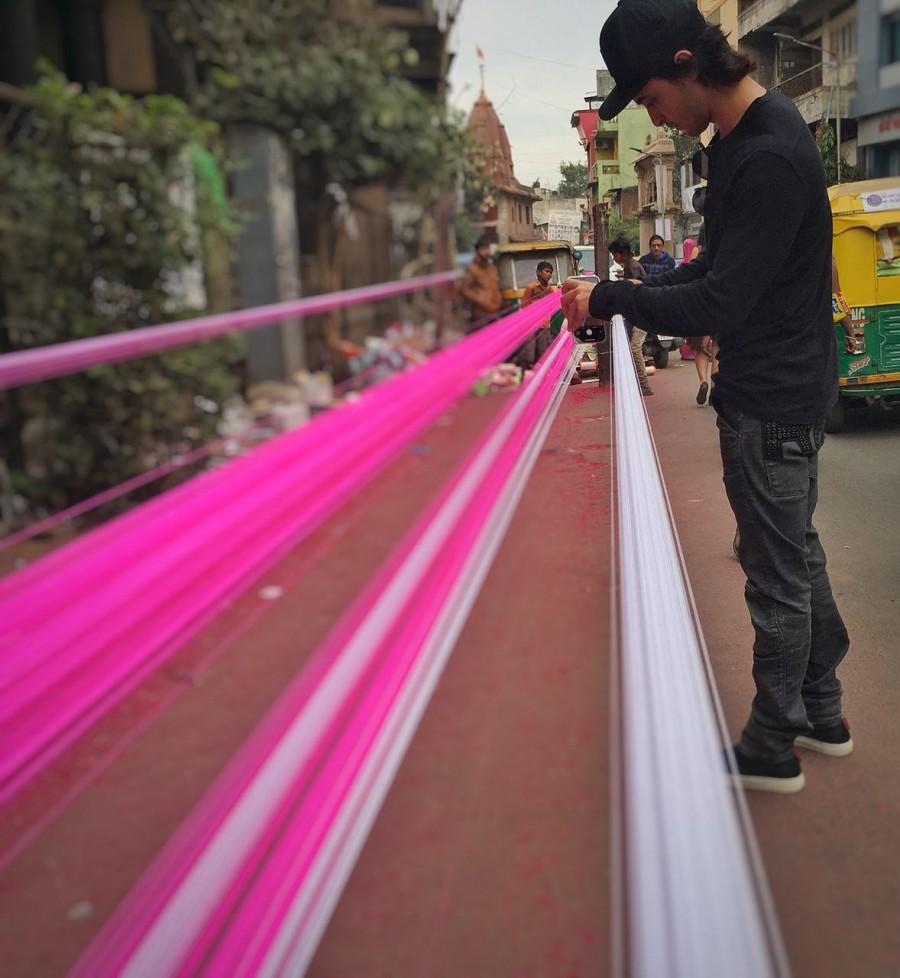 Loveratri has Aayush Sharma in lead role and is helmed by Abhiraj Minawala. The film is produced by Salman Khan under the banner of Salman Khan Films. Aayush Sharma,director Aayush Sharma,aayush sharma bollywood debut,Loveratri,Loveratri on the sets
