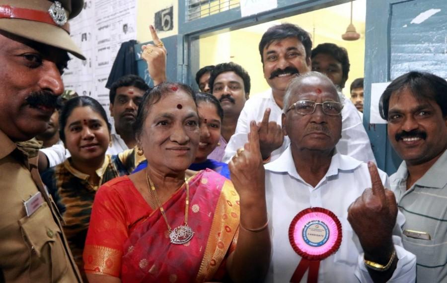 The counting of votes will take place on December 24. The major contenders are AIADMK's E. Madhusudhanan, DMK's N. Marudhu Ganesh, Dinakaran -- contesting as an Independent -- and Bharatiya Janata Party's K. Nagarajan. RK Nagar by-poll,RK Nagar,RK Nagar By-Polls Chennai,R.K. Nagar,Radhakrishnan Nagar,Radhakrishnan Nagar constituency