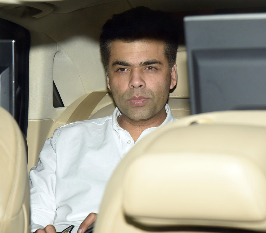 Karan Johar arrives for the special screening of his film 'Tiger Zinda Hai' in Mumbai on December 21, 2017. Akshay Kumar,Salman Khan,Anil Kapoor,Karan Johar,Tiger Zinda Hai special screening,Tiger Zinda Hai,Tiger Zinda Hai special screening pics,Tiger Zinda Hai special screening images,Tiger Zinda Hai special screening stills,Tiger Zinda Hai special screening p