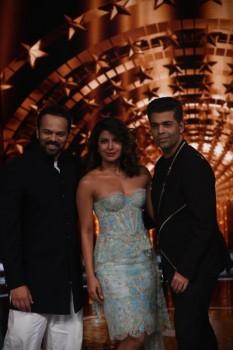 Actress Priyanka Chopra on the first episode of Karan Johar and Rohit Shetty's India's Next Superstar.