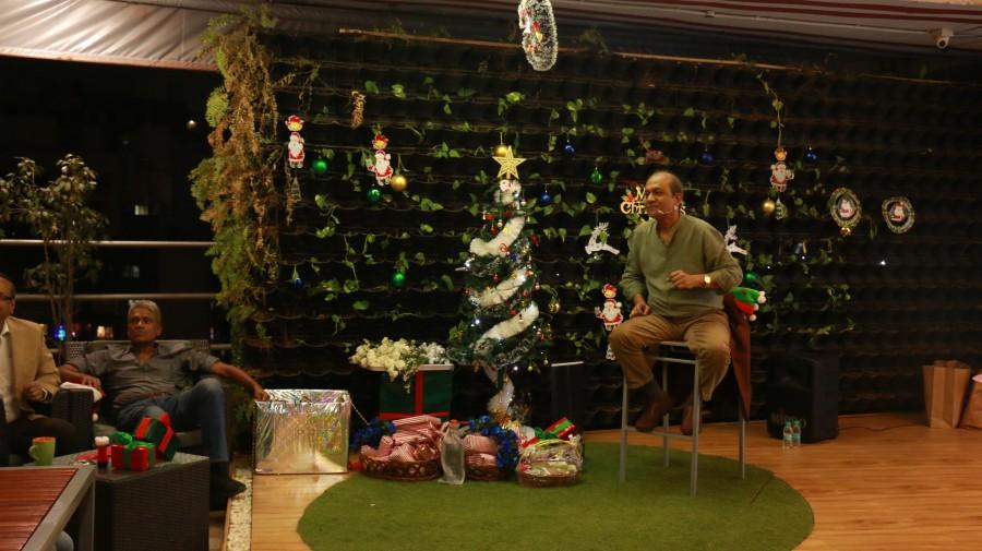 The celebration of the Christmas eve and success party of Big Synergy was made unique by none other than promoter founder Siddharth Basu who conducted a live quiz program with all participants in the evening. Christmas,Christmas Celebrations,Team Reliance Entertainment,Big Synergy