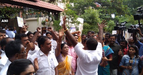 Sidelined AIADMK leader T.T.V.Dinakaran on Sunday took an early lead in the by-election for the Radhakrishnan Nagar (R.K.Nagar) constituency that fell vacant after the death of former Tamil Nadu Chief Minister J. Jayalalithaa. Meanwhile, supporters of both AIADMK and Dinakaran clashed inside a hall in the Queen Mary's College here where the vote count of the by-election that took place on December 21 was ongoing.