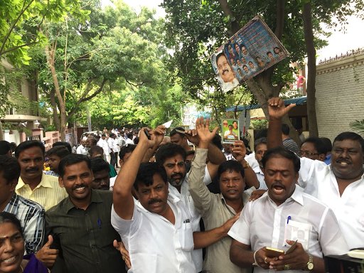 He was followed by AIADMK's E.Madhusudhanan and DMK's N.Marudhu Ganesh. At the end of the second round of vote counting, Dinakaran has got 10,421 votes, Madhusudhanan 4,521 and Ganesh 2,383. TTV Dhinakaran,TTV Dhinakaran wins,RK Nagar By-Election,RK Nagar By-Election result,RK Nagar,rk nagar by poll,rk nagar constituency