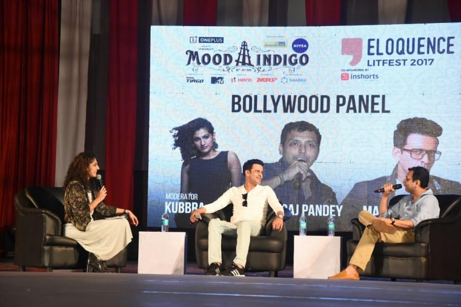Team Aiyaary who have embarked on a promotional spree had their first stop at IIT Bombay. Manoj Bajpayee and Sidharth Malhotra got into a panel discussion with the IIT Bombay students at their college fest. Aiyaary Promotion,Aiyaary movie Promotion,Manoj Bajpayee and Sidharth,Sidharth Malhotra,Manoj Bajpayee