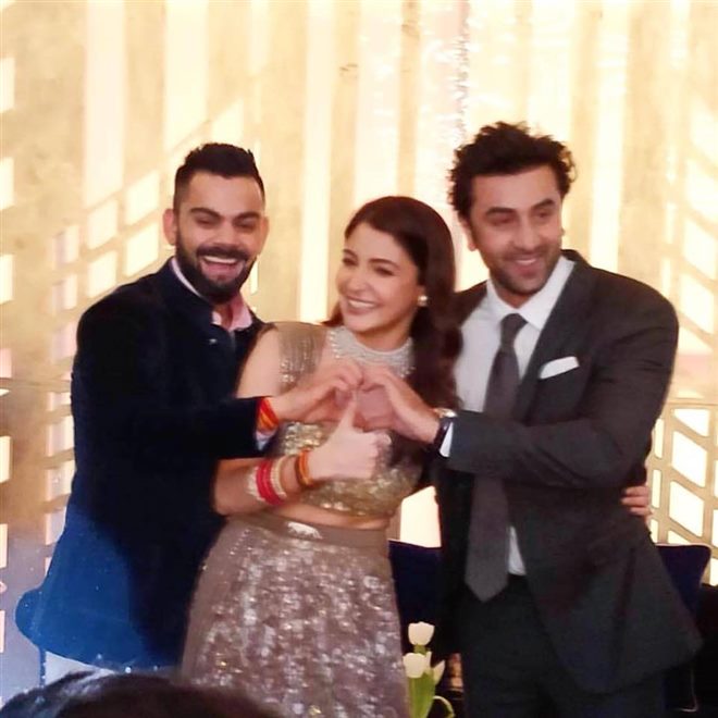 Ranbir Kapoor at Virat Kohli and Anushka Sharma reception. Priyanka Chopra,Shah Rukh Khan,Ranbir Kapoor,Virat Kohli and Anushka Sharma reception,Virat Kohli reception,Anushka Sharma reception,Virat Kohli and Anushka Sharma mumbai reception,Virat Kohli,Anushka Sharma