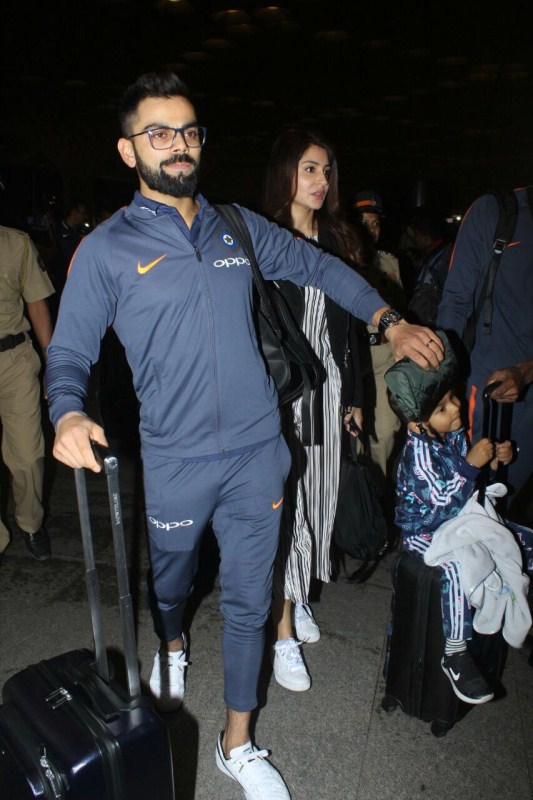 Mumbai Reception done, Anushka Sharma and Virat Kohli's South Africa Tour Begins. Virat Kohli-Anushka Sharma,Virat Kohli,Anushka Sharma,Virat Kohli and Anushka Sharma,Virat Kohli and Anushka Sharma New Year celebrations,Virat Kohli and Anushka Sharma South Africa,Virat Kohli and Anushka Sharma in South Africa
