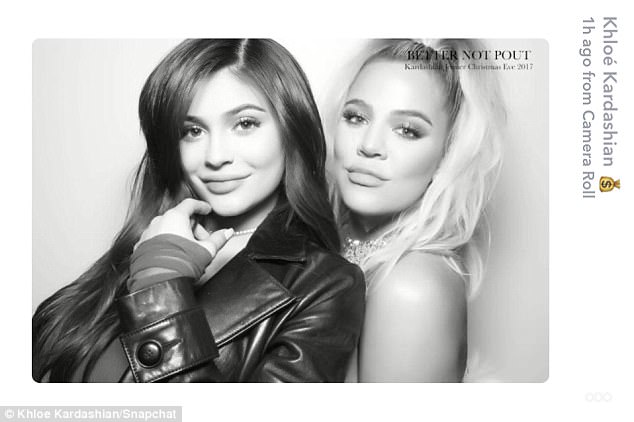 Khloe Kardashian snuggles her pregnant sister Kylie Jenner in family’s annual Christmas Eve party. Khloe Kardashian,Kylie Jenner,kylie jenner pregnancy,Kylie Jenner pregnant