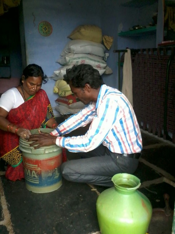 Nimhastra making. Mahaboob Basha,chillies,small farmers,big profits,Kurnool