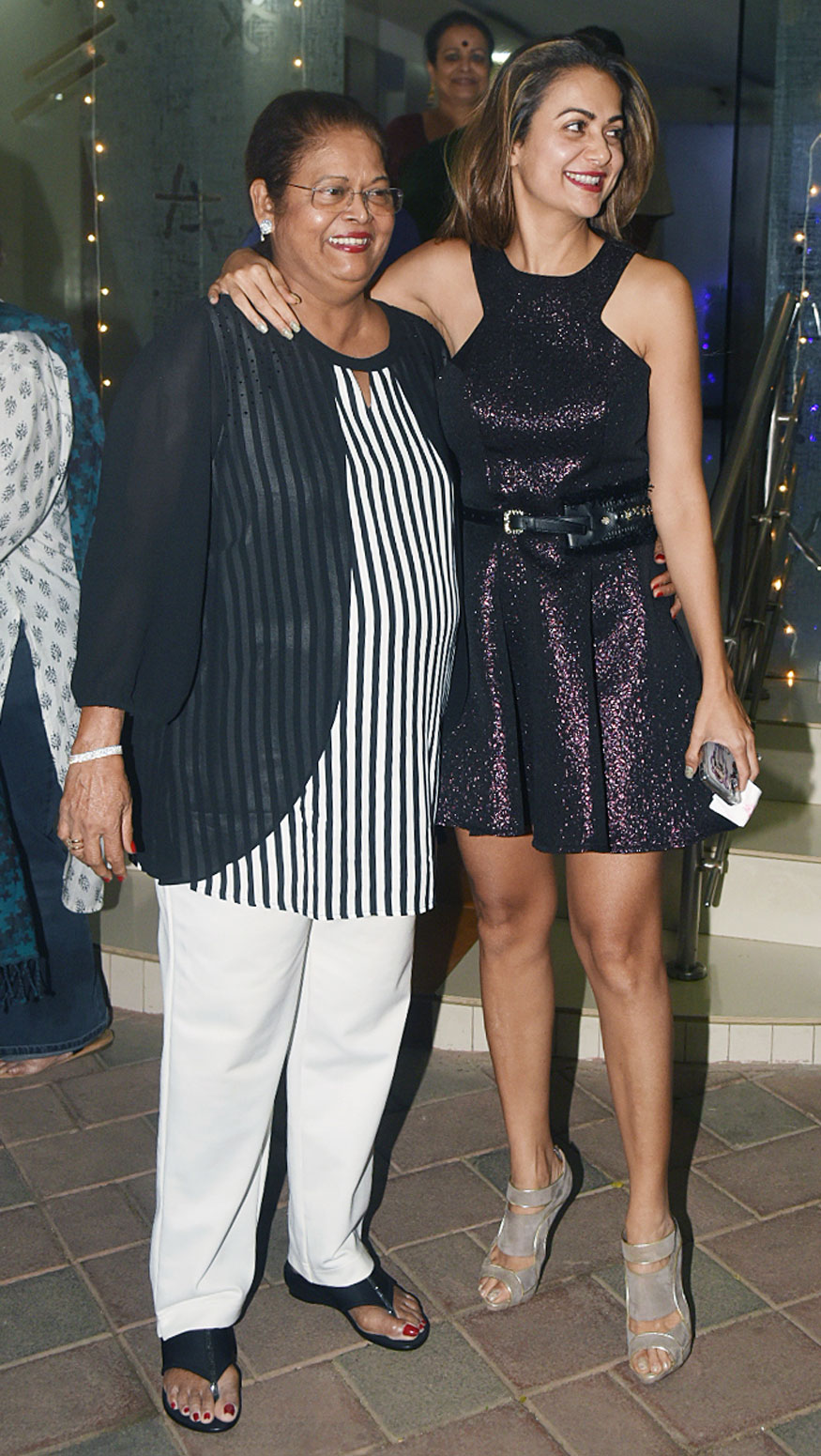 Amrita Arora with her mother Joyce Polycarp at Mallika Bhatt's party held at her residence in Mumbai. Arbaaz Khan,Amrita Arora,Malaika Arora,Mallika Bhatt's Party,Mallika Bhatt Party,celebs at Mallika Bhatt Party,Mallika Bhatt Party pics,Mallika Bhatt Party images,Mallika Bhatt Party stills,Mallika Bhatt Party pictures,Mallika Bhatt Party photos