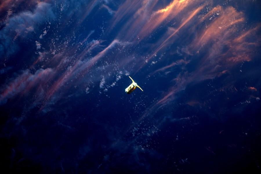 Orbital ATK's Cygnus spacecraft approaches the International Space Station in a photo taken by Expedition 51 Flight Engineer Thomas Pesquet of the European Space Agency, April 22. Best space images of 2017,Best space pics of 2017,Best space stills of 2017,Best space photos of 2017,astronomy images of 2017,astronomy pics of 2017,astronomy stills of 2017