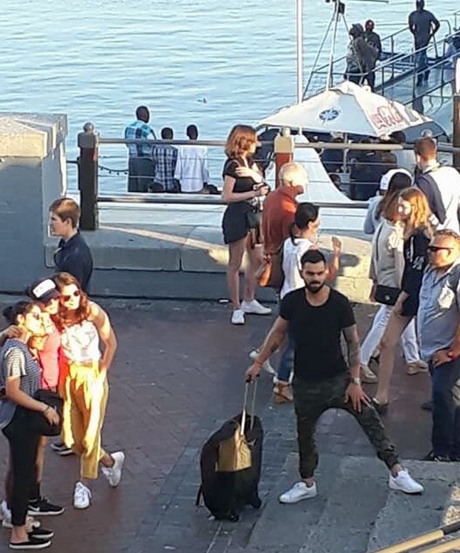 Virat Kohli and Anushka Sharma's New Year celebration pictures. Virat Kohli and Anushka Sharma,Virushka,Virat Anushka new year,virat kohli anushka sharma south africa,Virat Kohli,Anushka Sharma