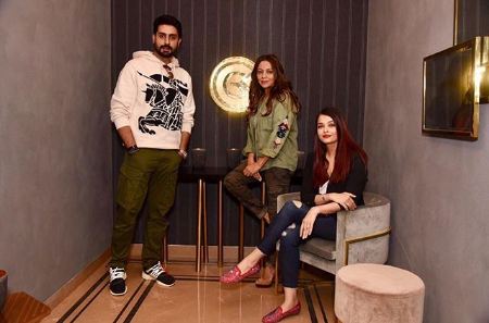 Aishwarya and Abhishek Bachchan looked their stylish best despite having dressed in casuals, while Gauri Khan looked every bit of elegant in their classy attire. Aishwarya Rai and Abhishek Bachchan,Aishwarya Rai,Abhishek Bachchan,Aishwarya Rai Bachchan,Gauri Khan,New year