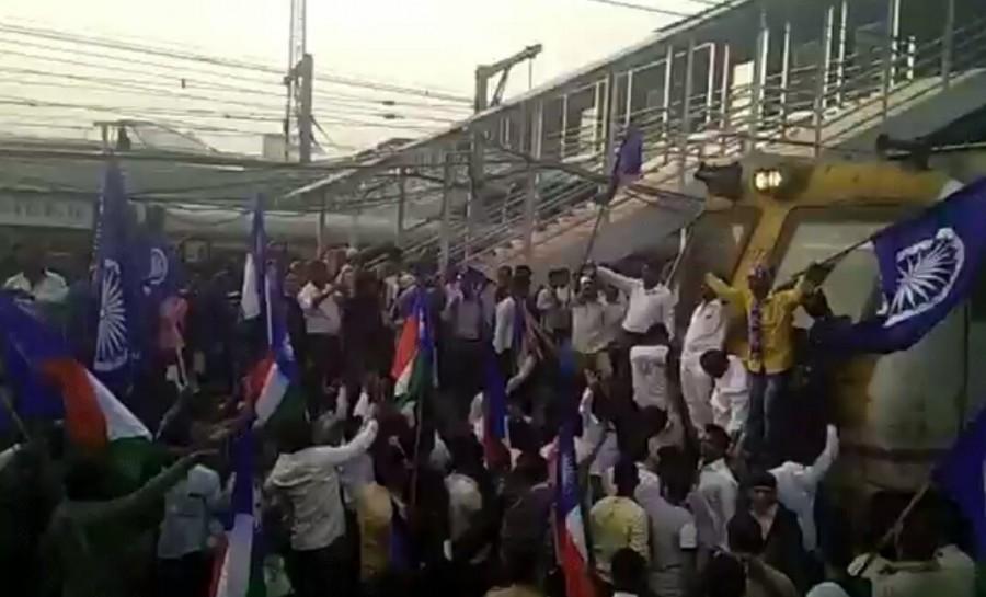 The Maharashtra State Road Transport Corporation (MSRTC) buses in some sensitive districts have been suspended as a precaution after it suffered damages to 187 buses in Tuesday's violence. Bhima Koregaon riots,Bhima Koregaon violence,Bhima Koregaon,pune man death,pune violence,mumbai violence,mumbai police,chembur violence,mumbai traffic jam,eastern express highway,Mumbai