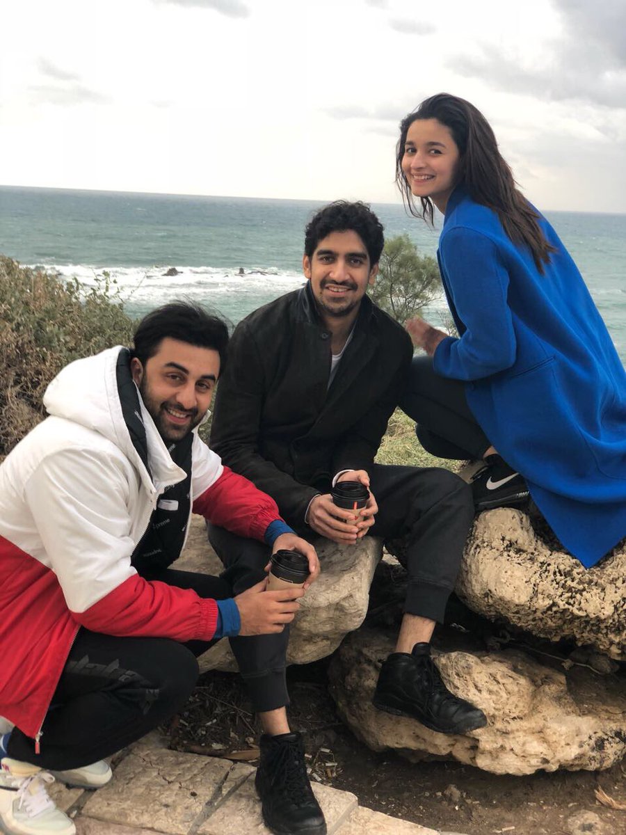 Karan on Tuesday night announced on Twitter that the filming will begin from February. "The new year begins with the prep of 'Brahmastra'... The countdown of the epic journey of our film begins! Filming commences in February 2018! Ayan Mukerji helms this magical trilogy! Amitabh Bachchan, Ranbir Kapoor Alia Bhatt and an exciting ensemble," Karan tweeted. He also shared a photograph in which Mukerji is seen having a casual moment with Ranbir and Alia. They are seen sitting on rocks, while the soothing sea forms the backdrop. Ranbir Kapoor and Alia Bhatt,Ranbir Kapoor,Alia Bhatt,Filmmaker Karan Johar,Karan Johar,Brahmastra,Brahmastra on the sets