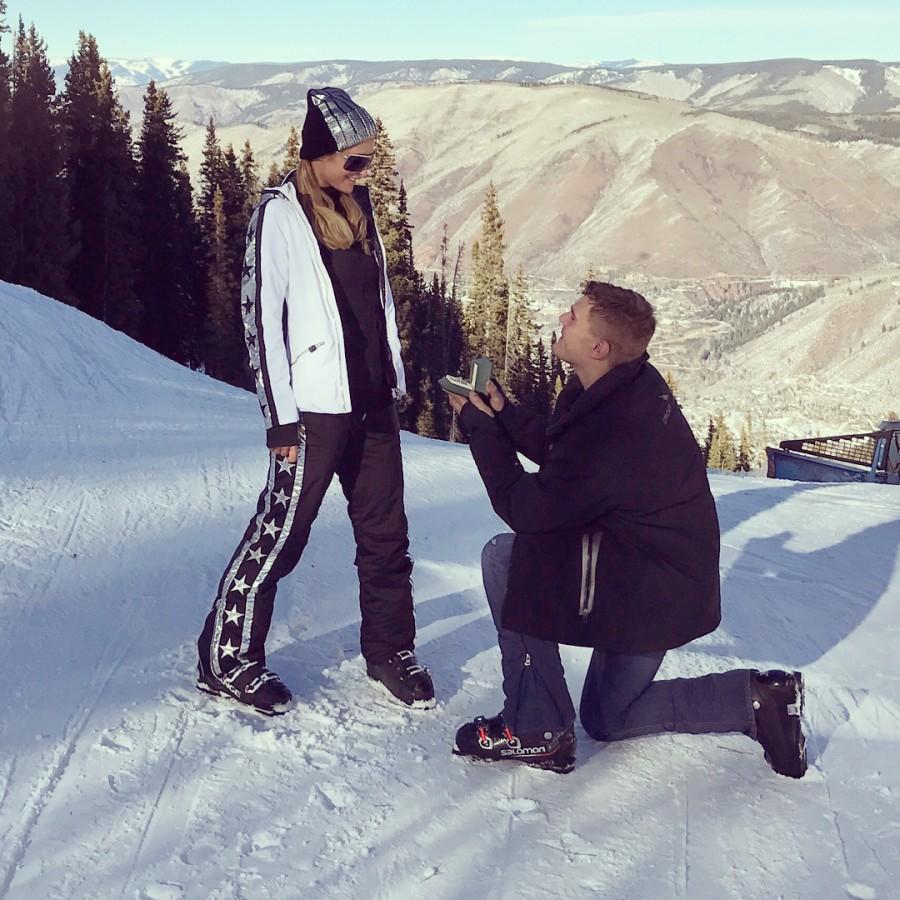 Alongside a photograph of Zylka proposing to her atop a mountain in Aspen, Colorado, Hilton wrote: "I said yes. So happy and excited to be engaged to the love of my life. My best friend and soulmate." She said he was "perfect for me in every way". Paris Hilton,Paris Hilton and Chris Zylka,Paris Hilton engagement,Paris Hilton and Chris Zylka engaged,Paris Hilton engaged,Chris Zylka engaged,Paris Hilton and Chris Zylka marriage,Paris Hilton marriage,Chris Zylka marriage