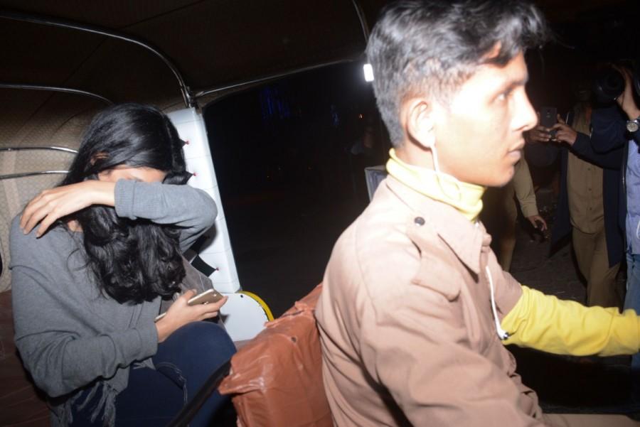 Actor Arbaaz Khan with his girlfriend spotted at Smoke House Bandra . Arbaaz Khan,actor Arbaaz Khan,Arbaaz Khan with girlfriend,Arbaaz Khan girlfriend