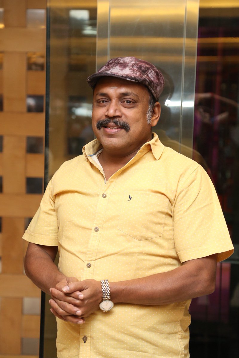 Thambi Ramaiah poses for the cameras during Thaana Serndha Kootam press meet. Suriya,Keerthy Suresh,Ramya Krishnan,Vignesh Shivan,Thaana Serndha Kootam,Thaana Serndha Kootam press meet,TSK press meet,Thaana Serndha Kootam press meet pics,Thaana Serndha Kootam audio launch,Thaana Serndha Kootam press meet images