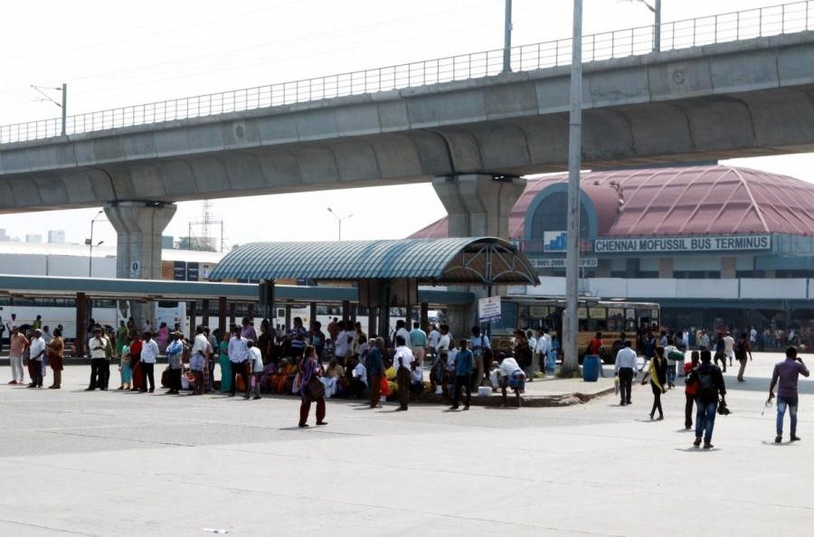The strike was called after the unions and Transport Minister M.R. Vijayabaskar failed to reach a settlement despite several rounds of talks over pending salaries and settlement of benefits to retired staff. Bus services hit,bus strike,bus strike Tamil Nadu,bus strike in Chennai,Chennai bus strike,Tamil Nadu bus strike