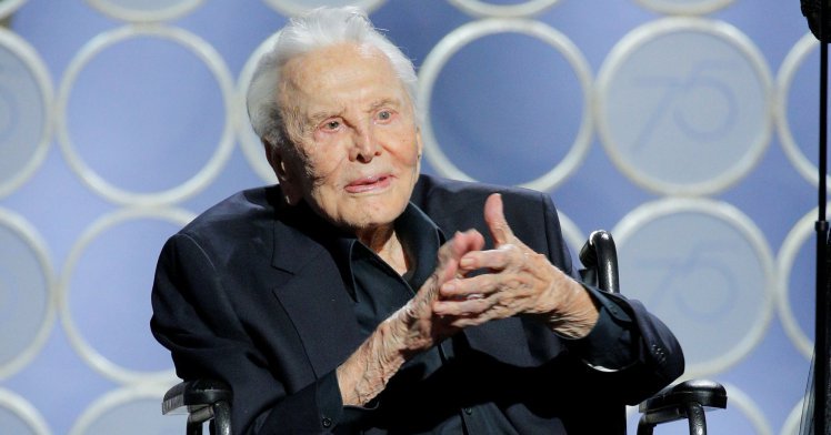 Douglas was in awe of the welcome he got, and was seen holding his hand up towards his face. He also said something, but most of it was inaudible. "Catherine, you said it all... I don't want to say that because I could never follow you," he said. Kirk Douglas,actor Kirk Douglas,Kirk Douglas at Golden Globes,Golden Globes,Hollywood legend Kirk Douglas,Catherine Zeta-Jones