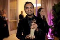 Indian-American actor-comedian Aziz Ansari has won Best Performance by an Actor in a Television Series - Musical or Comedy for "Master of None" at the 75th Golden Globe Awards here. "I genuinely didn't think I'd win because all the websites said I was going to lose. Also, I am glad we won this one because it would have really sucked to lose two of these in a row," Ansari said in his acceptance speech at the gala on Sunday night.