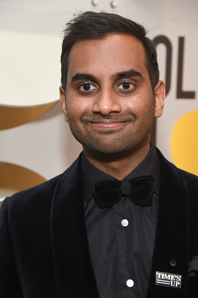 This is Ansari's second Golden Globe nomination and first win. He was previously nominated for in 2016 also for "Master of None". Born in Columbia, South Carolina, to a Muslim family from Tamil Nadu, Ansari started his career as a stand-up comedian and acted on television in the comedy series "Parks and Recreation". Aziz Ansari,comedian Aziz Ansari,Aziz Ansari comedy series,Aziz Ansari wins Golden Globes,Aziz Ansari at Golden Globes
