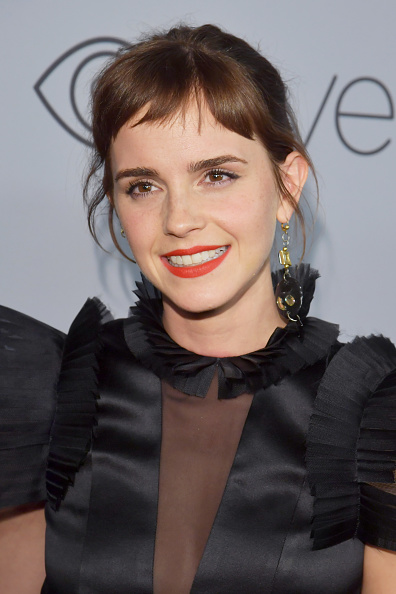 Actor Emma Watson attends 19th Annual Post-Golden Globes Party hosted by Warner Bros. Pictures and InStyle at The Beverly Hilton Hotel on January 7, 2018 in Beverly Hills, California. Emma Watson and Robert Pattinson,Emma Watson,Robert Pattinson,Harry Potter reunion,Harry Potter,Golden Globes 2018