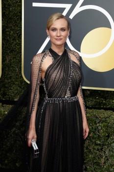 Diane Kruger attends The 75th Annual Golden Globe Awards at The Beverly Hilton Hotel on January 7, 2018 in Beverly Hills, California.