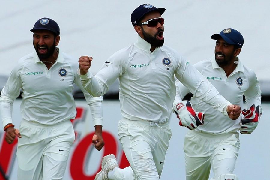 Brief Scores: South Africa 286, 130 (AB de Villiers 35, Aiden Markram 34, Dean Elgar 25; Mohammed Shami 3/28, Jasprit Bumrah 3/39) vs India 209. India need 208 runs,Ind vs SA 1st Test,India vs South Africa,India vs South Africa 2018,India vs South Africa 1st Test,India vs South Africa Tests,india vs south africa live