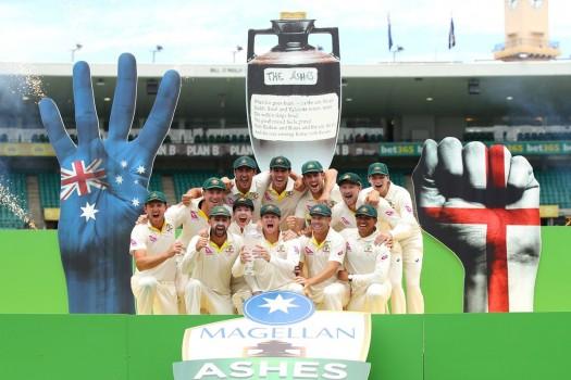 Bogged down by the loss of their skipper Joe Root, who had been hospitalised overnight for gastroenteritis, England were bundled out for a meagre 180 in their second innings, with paceman Pat Cummins claiming 4/39. The visitors needed a mammoth effort to survive the final day, and Root was key to their hopes. However, he didn't resume the day's play, as Moeen Ali walked out with Jonny Bairstow. Ali lasted 43 deliveries before off-spinner Nathan Lyon (3/54) once again got the better of him, trapping him in front for 13.