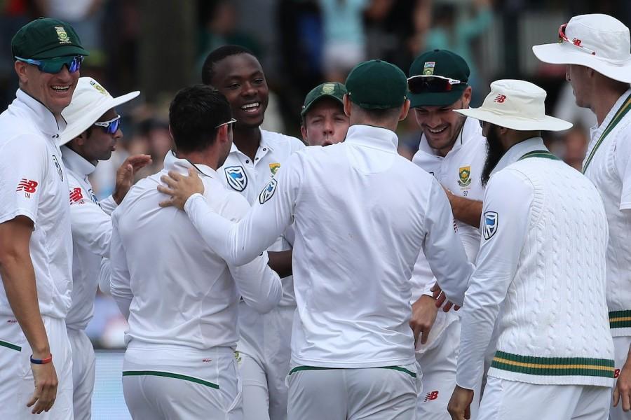 It could very well have been 1-0 in favour of the visitors had their batsmen shone like the bowlers did. Resuming from Saturday's total of 65/2 as the third day's play was completely washed out, the hosts failed to get going and could only manage to add 65 runs before losing the final eight wickets. Former skipper AB de Villiers (35) was the lone batsman offering some kind of resistance even as the Indian pacers led by Mohammed Shami (3/28) and Jasprit Bumrah (3/39) took full advantage of the conditions. South Africa beat India,South Africa trash India,South Africa beat India by 72 runs,Virat Kohli