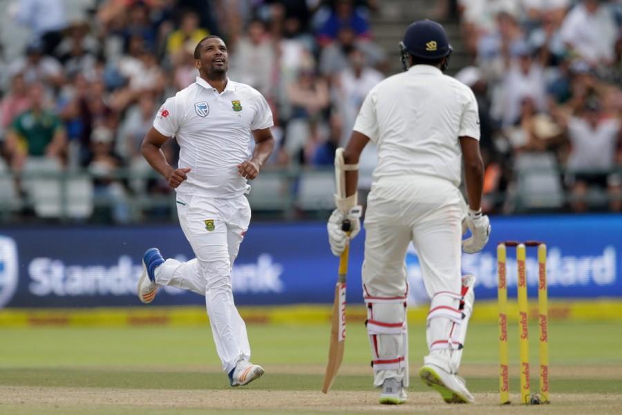 Thereafter, Ashwin and Bhuvneshwar (13) resisted the South Africans for a while, stitching together a 49-run stand but it was quite evident that they were waging a losing battle. Ashwin edged behind off Philander, with the dismissal marking eighth for 131. The right-arm pacer then sent packing Shami (4) and Bumrah (0) to seal the victory for South Africa. South Africa beat India,South Africa trash India,South Africa beat India by 72 runs,Virat Kohli