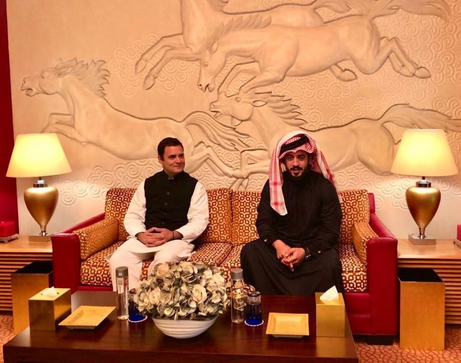 Gandhi visited Bahrain as a part of his outreach to the Indian diaspora. The Crown Prince congratulated Gandhi on becoming the Congress President, a party statement said on Monday. Gandhi gifted him books written by India's first Prime Minister and his great-grand father Jawaharlal Nehru while in prison, including the "Discovery of India". The Congress tweeted that Gandhi got an euphoric reception when he reached Bahrain. The Congress President himself expressed satisfaction at his meeting with the Crown Prince and the lunch hosted by the Foreign Minister. Rahul Gandhi,Congress President Rahul Gandhi,Bahrain Crown Prince,Salman bin Hamad Al Khalifa