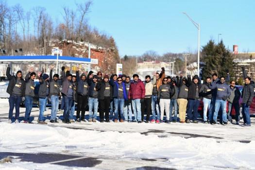 Agnyaathavaasi mania: Pawan Kalyan fans euphoric over movie release.