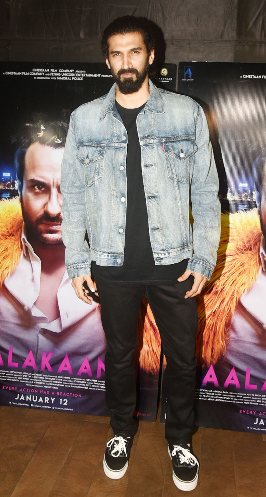 Aditya Roy Kapur attends the special screening of Kaalakaandi at Lightbox in Mumbai. Shruti Haasan,Akshara Haasan,Imran Khan,Akshay Oberoi,Shobita Dhulipala,Kunaal Roy Kapur,Kaalakaandi,Kaalakaandi special screening,celebs at Kaalakaandi special screening,Kaalakaandi special screening pics,Kaalakaandi special screening images,Kaalakaandi