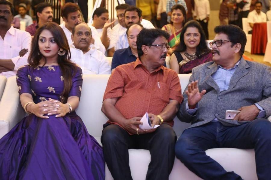 Natasha Doshi and KS Ravi Kumar at Jai Simha pre-release event. Nandamuri Balakrishna,Natasha Doshi,Brahmanandam,VV Vinayak,Boyapati Srinu,KS Ravi Kumar,Jai Simha pre-release event,Jai Simha review,Jai Simha movie review,Jai Simha pre-release pics,Jai Simha pre-release images,Jai Simha pre-release stills,Jai Simha pre