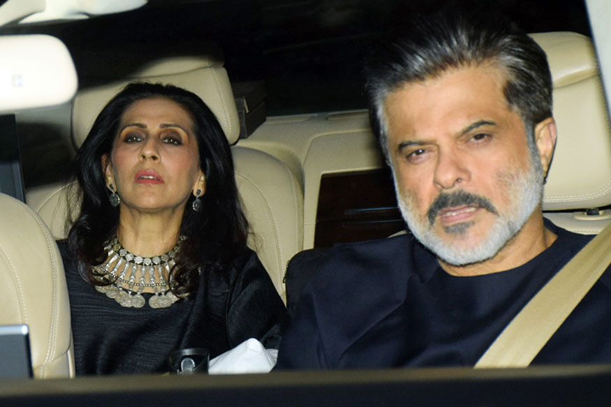 Bollywood actor Anil Kapoor and Sunita Kapoor arrive for the birthday party of Farah Khan held at her residence in Mumbai. Abhishek Bachchan,Arjun Kapoor,Karan Johar,Anil Kapoor,Malaika Arora,Sonu Sood,Raj Kundra,Tabu,Farah Khan,Farah Khan birthday party,Farah Khan birthday party pics,Farah Khan birthday party images,Farah Khan birthday party stills,Farah Khan birthday party